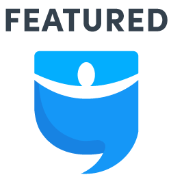 BiggerPockets Featured badge in blue with a smiling person icon.