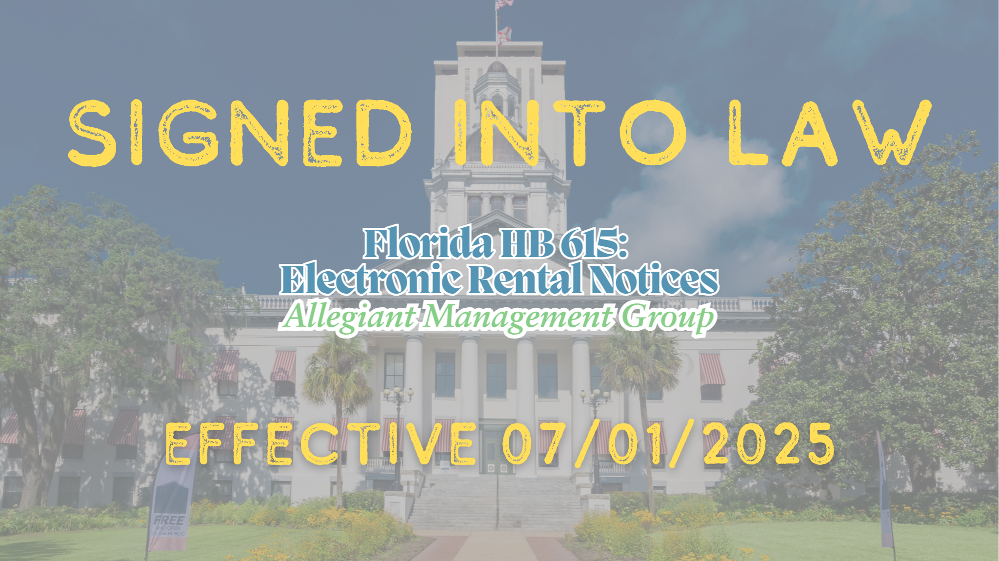 Florida HB 615: Electronic Rental Notices Law